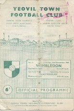 Yeovil Town v Wimbledon