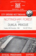 Nottingham Forest v Dukla Prague