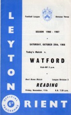 Leyton Orient v Watford