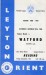 Leyton Orient v Watford
