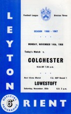 Leyton Orient v Colchester United