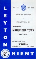 Leyton Orient v Mansfield Town