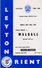 Leyton Orient v Walsall