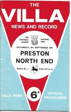 Aston Villa v Preston North End