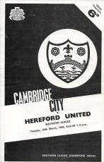 Cambridge City v Hereford United