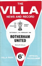 Aston Villa v Rotherham United