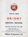 Leyton Orient v Bristol Rovers