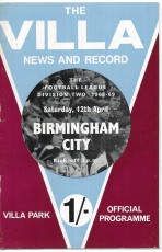 Aston Villa v Birmingham City