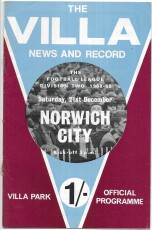 Aston Villa v Norwich City
