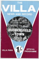 Aston Villa v Huddersfield Town