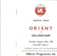 Leyton Orient v Gillingham