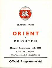 Leyton Orient v Brighton & Hove Albion