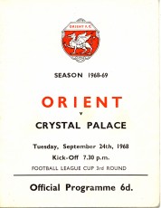 Leyton Orient v Crystal Palace