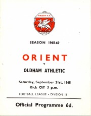 Leyton Orient v Oldham Athletic