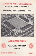 Middlesbrough v Oxford United