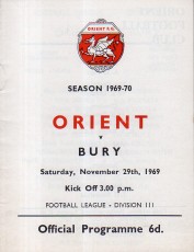 Leyton Orient v Bury