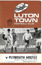 Luton Town v Plymouth Argyle