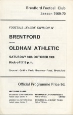 Brentford v Oldham Athletic