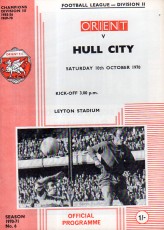 Leyton Orient v Hull City