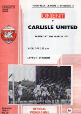 Leyton Orient v Carlisle United