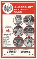 Aldershot Town v Hartlepool United