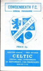 Cowdenbeath v Celtic