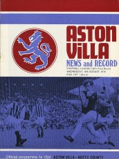 Aston Villa v Notts County