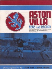 Aston Villa v Bristol Rovers
