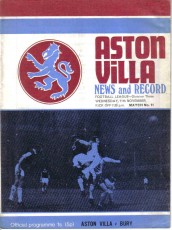 Aston Villa v Bury
