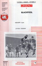 Leyton Orient v Blackpool