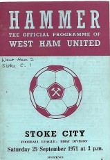 West Ham United v Stoke City