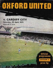 Oxford United v Cardiff City