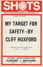 Aldershot Town v Hartlepool United