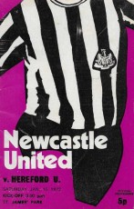 Newcastle United v Hereford United