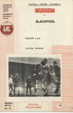 Leyton Orient v Blackpool