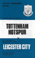 Tottenham Hotspur v Leicester City