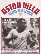 Aston Villa v York City