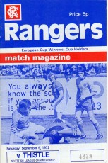 Rangers v Partick Thistle