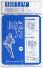 Gillingham v Hereford United