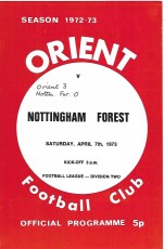 Leyton Orient v Nottingham Forest