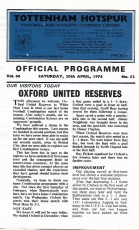 Tottenham Hotspur v Oxford United