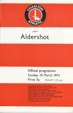 Charlton Athletic v Aldershot Town
