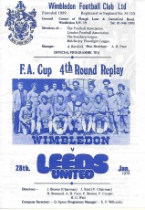 Wimbledon v Leeds United