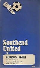 Southend United v Plymouth Argyle