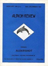 Brighton & Hove Albion v Aldershot Town