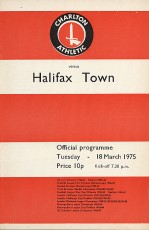 Charlton Athletic v Halifax Town