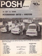 Peterborough United v Winsford United