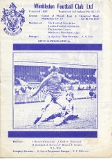Wimbledon v Cambridge City