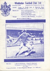 Wimbledon v Wealdstone