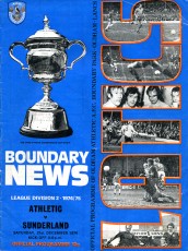 Oldham Athletic v Sunderland